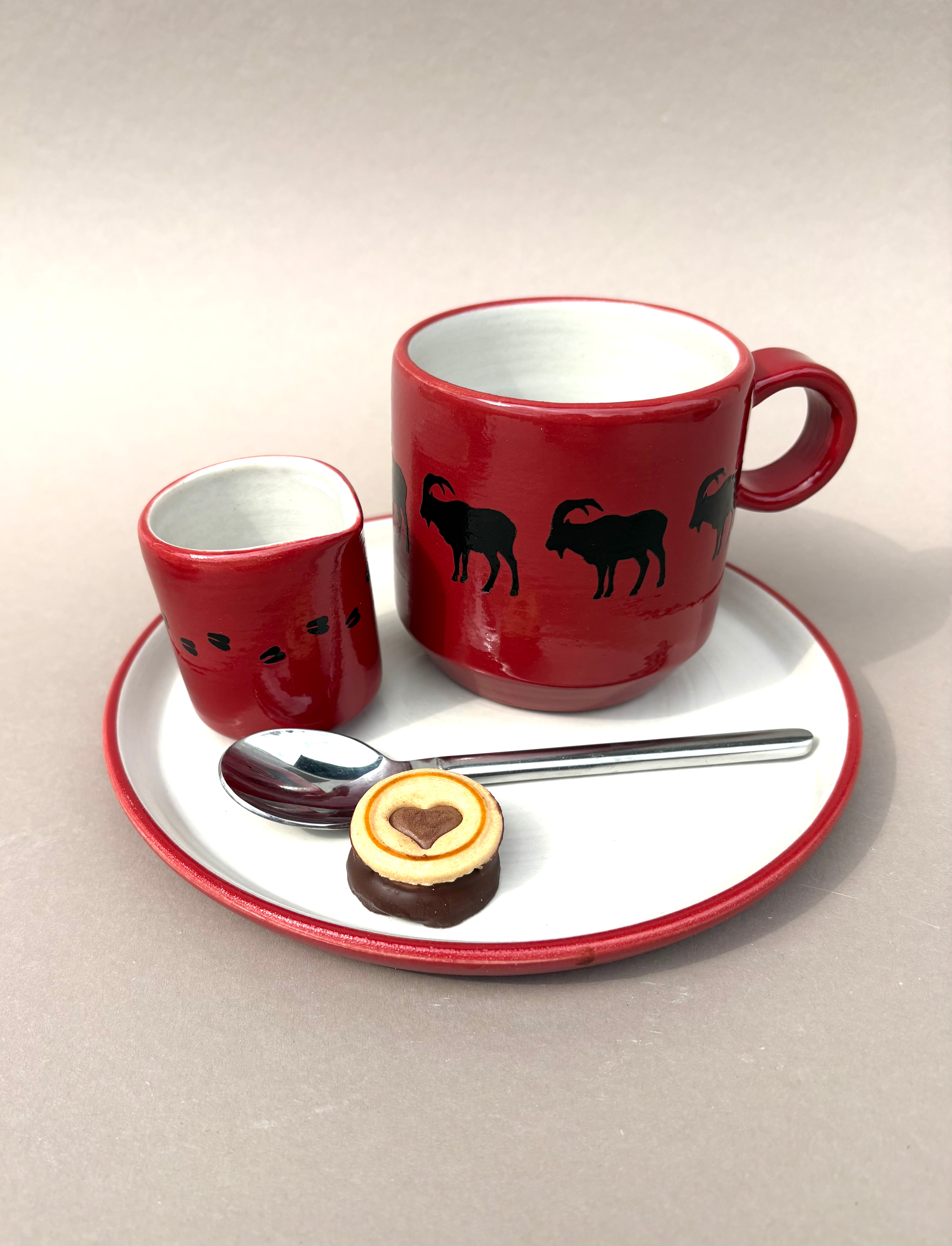 Kaffeeset Steinbock