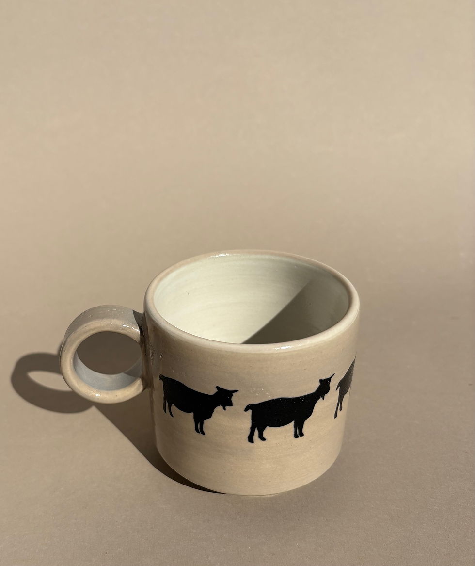 Miniaturbild: Kaffeeset Ziege