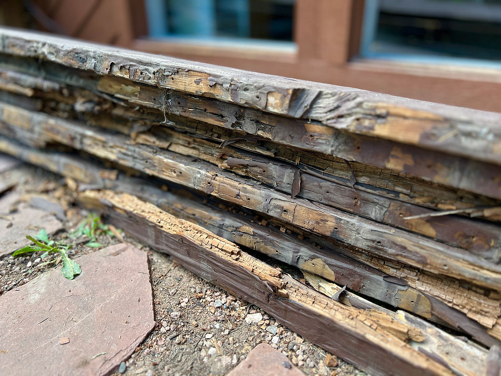 Removed, Rotten Joists