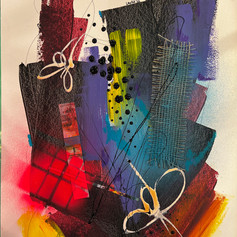 Series Jealousy I - Mixed Media on Paper - 55x40cms .jpeg
