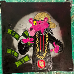 SOLD - "The Naughty Pink Panther III" - 2022