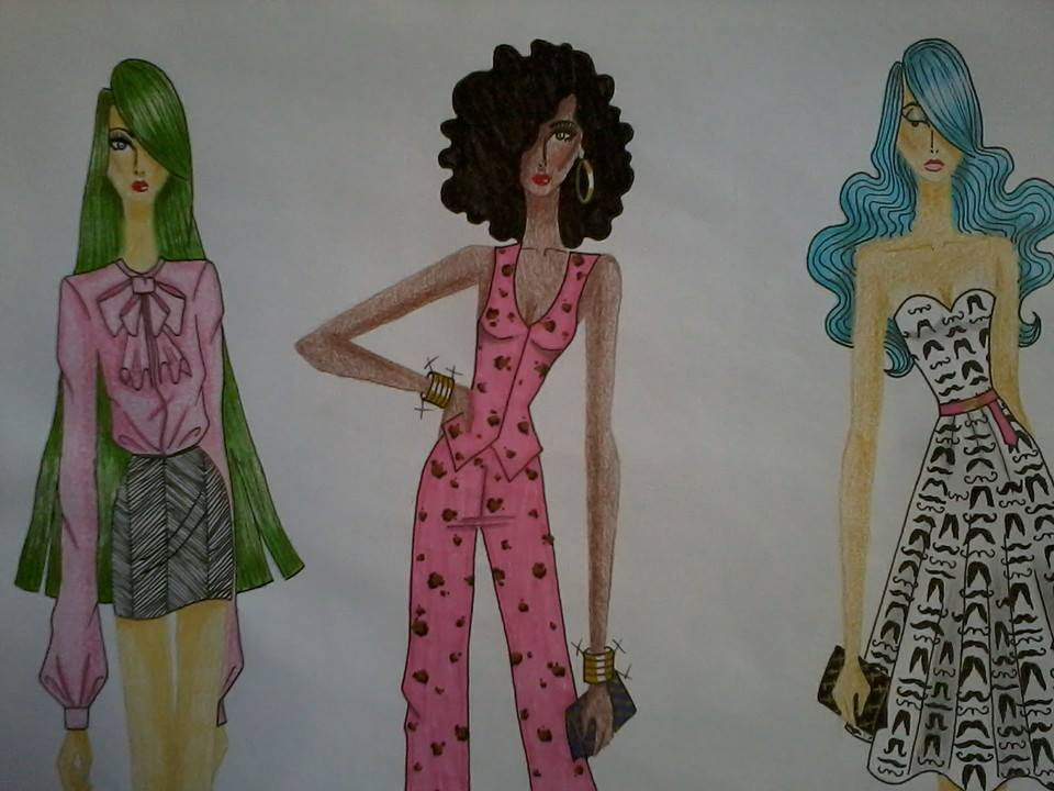 desenho de moda