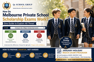 How Do Melbourne Private School Scholarship Exams Work? One Guide to Explain All Three!