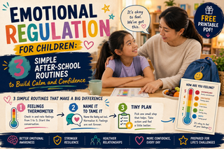 Emotional Regulation for Children: 3 Simple After-School Routines to Build Calm and Confidence