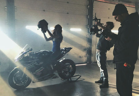 Shooting Moto Adria Pista Moto Tossani Max Sontacchi  Youston Agency Black Cut