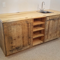 Barns Board Pine Bar W/Sink