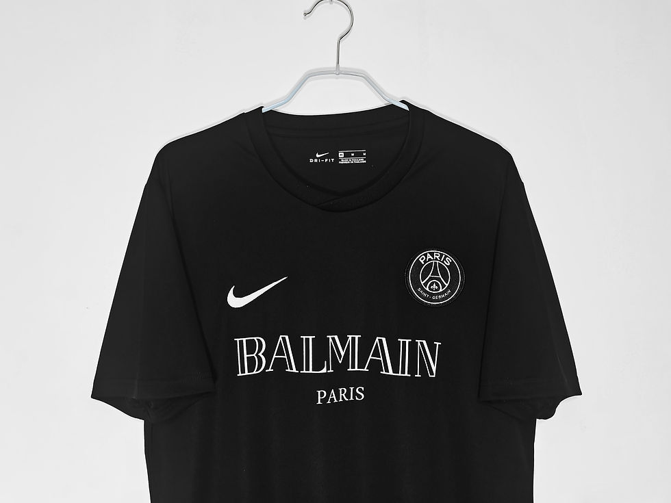 Thumbnail: PSG x Balmain Lifestyle Black Jersey