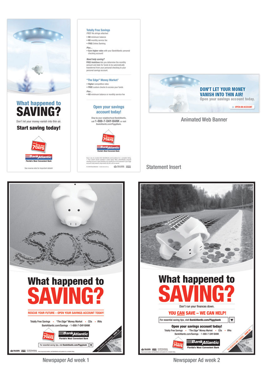 BankAtlantic Savings Campaign