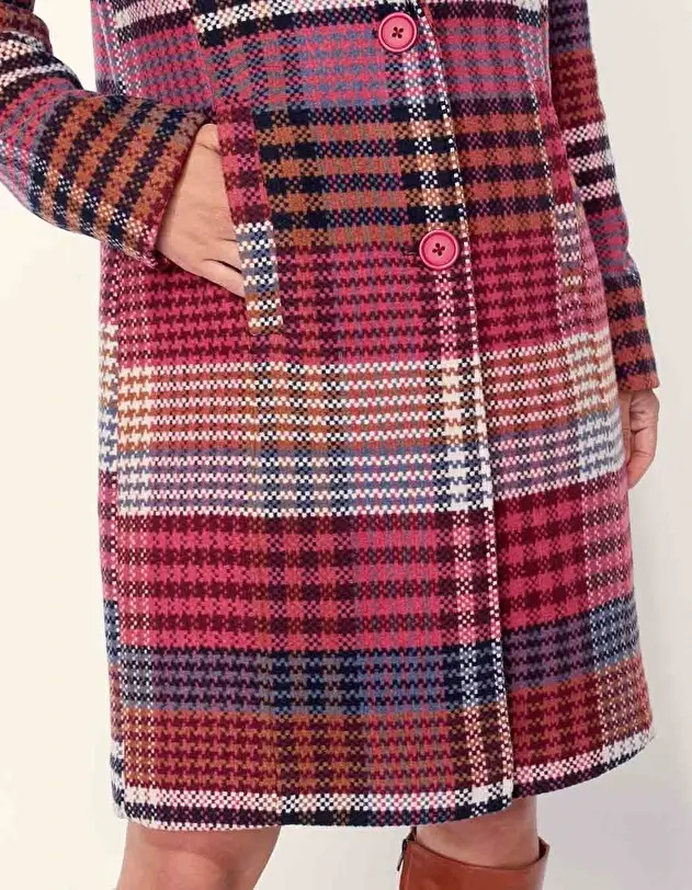 Miniature : Lena Manteau mi-long lainage la Fiancée