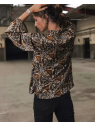 Miniature : Freeman T.Porter Blouse vert en viscose Femme