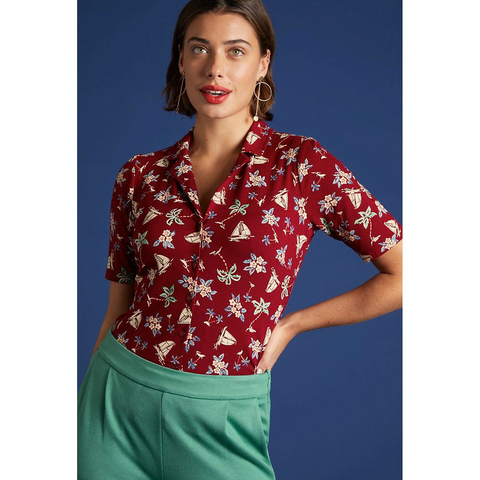 Miniature : KING LOUIE PATTY BLOUSE VENTURA