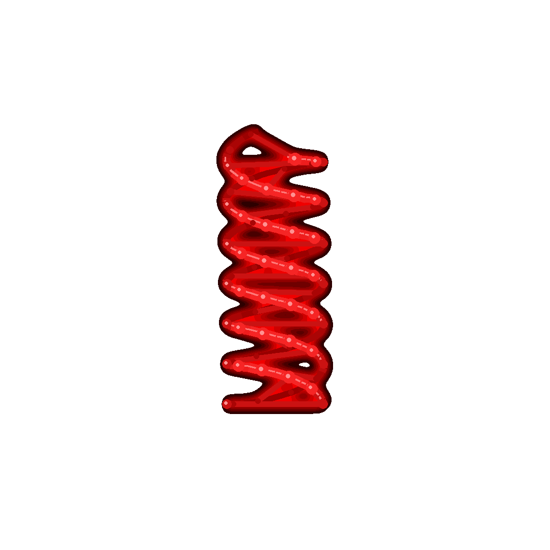red double helix