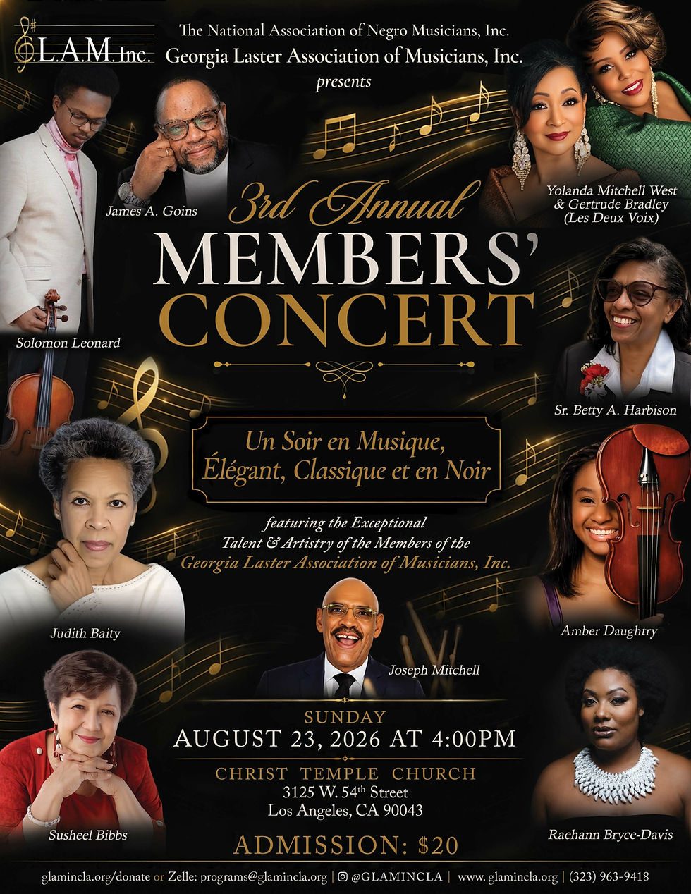 3rd Annual Members' Concert