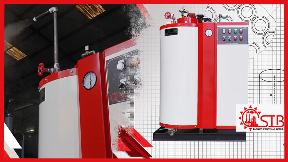 MENJUAL STEAM BOILER MINI 100 DAN 200 kg/jam DENGAN TEKANAN TINGGI