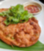 納豆パクチーオムレツ