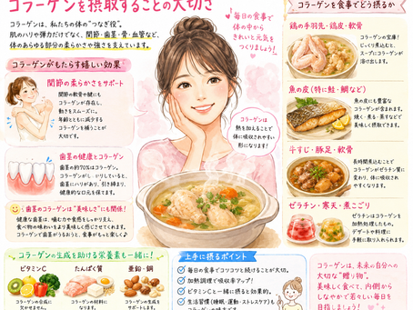 大切なコラーゲン、やわらかい時間