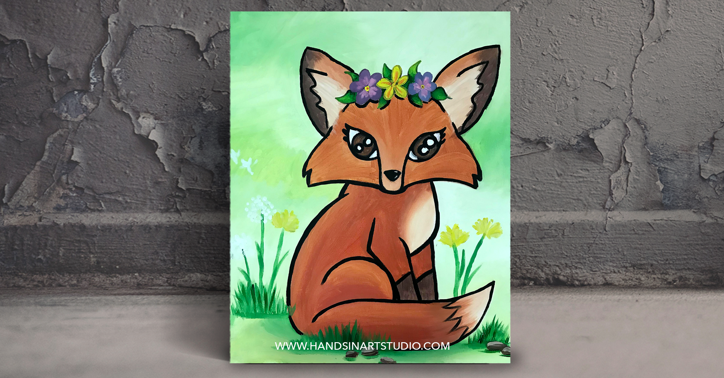 Fox Painting Art Kit