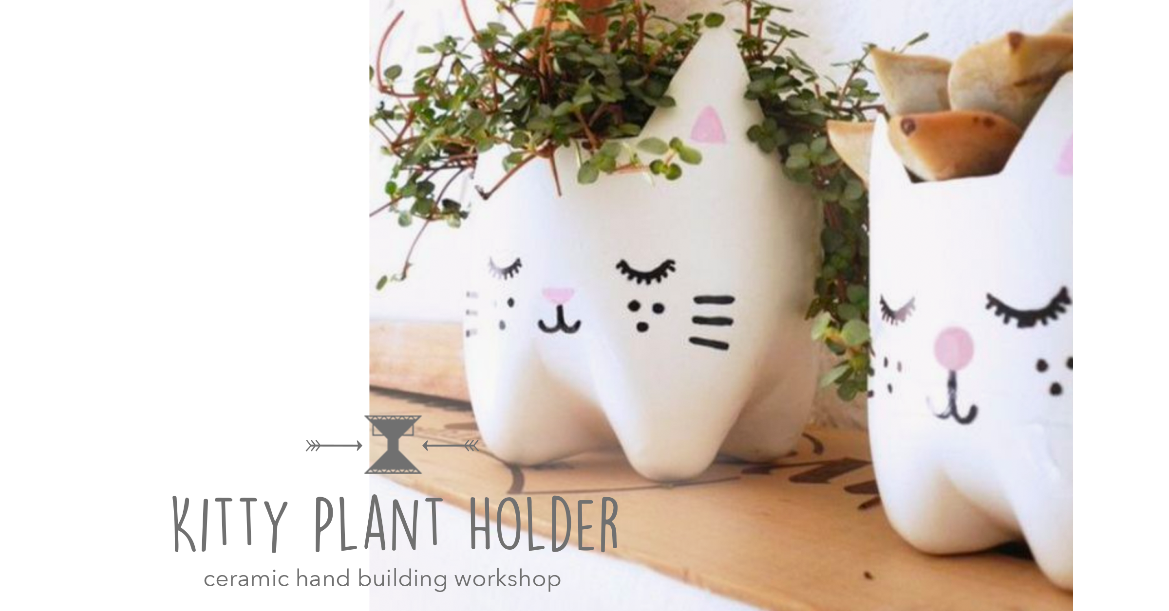 Kitty Plant Holder