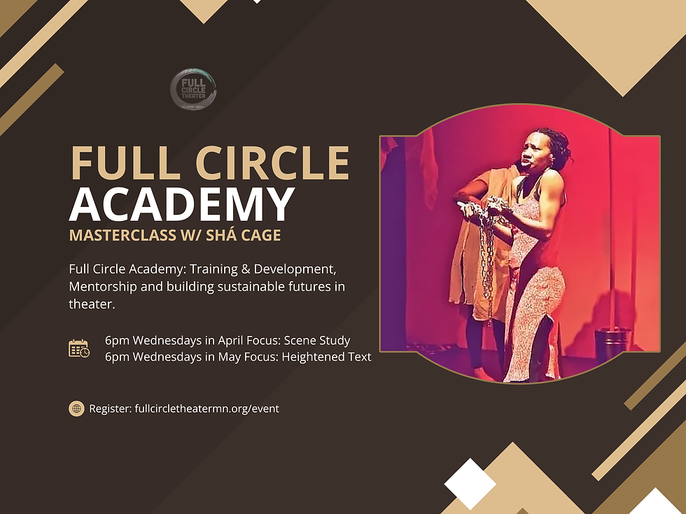 Masterclass with Shá Cage