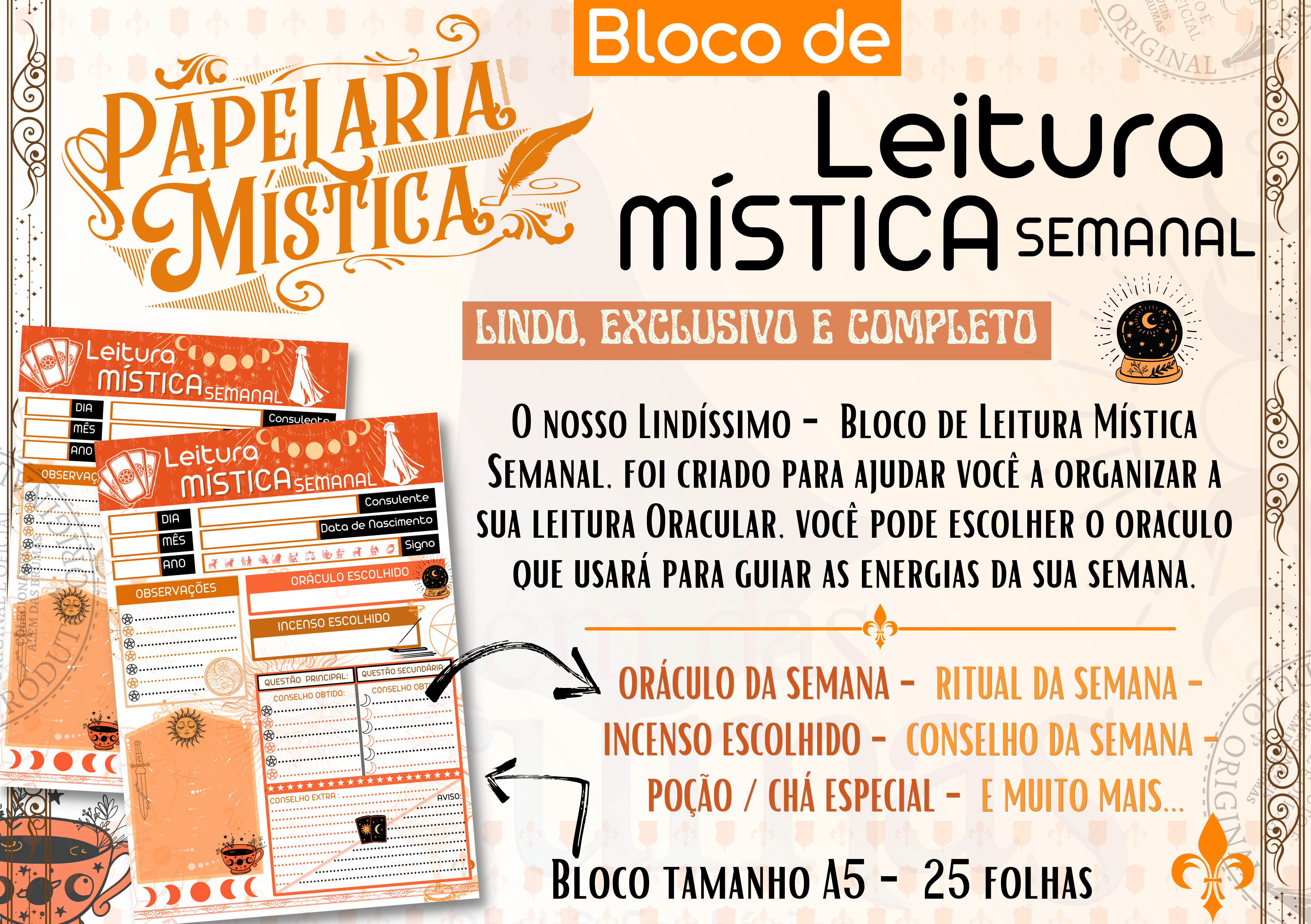 Bloco - Leitura Mística Semanal Exclusivo