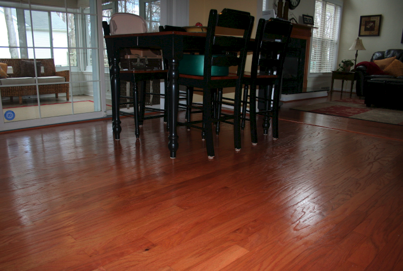 Engineered Hardwood Floor Refinish