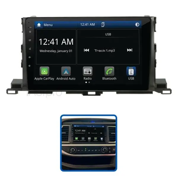 AMTO37 10" Multimedia receiver Toyota kluger 2014-2019