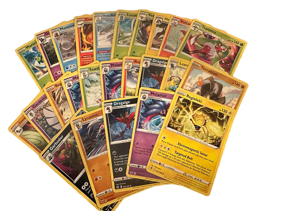 Unleashed Power: 25 Rare Cards Pack for Serious Collectors