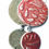 Thumbnail: Corral pink & Silver wooden set with beads