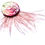 Thumbnail: Zodiac "Aries" unique pale pink & light green brooch with star sign