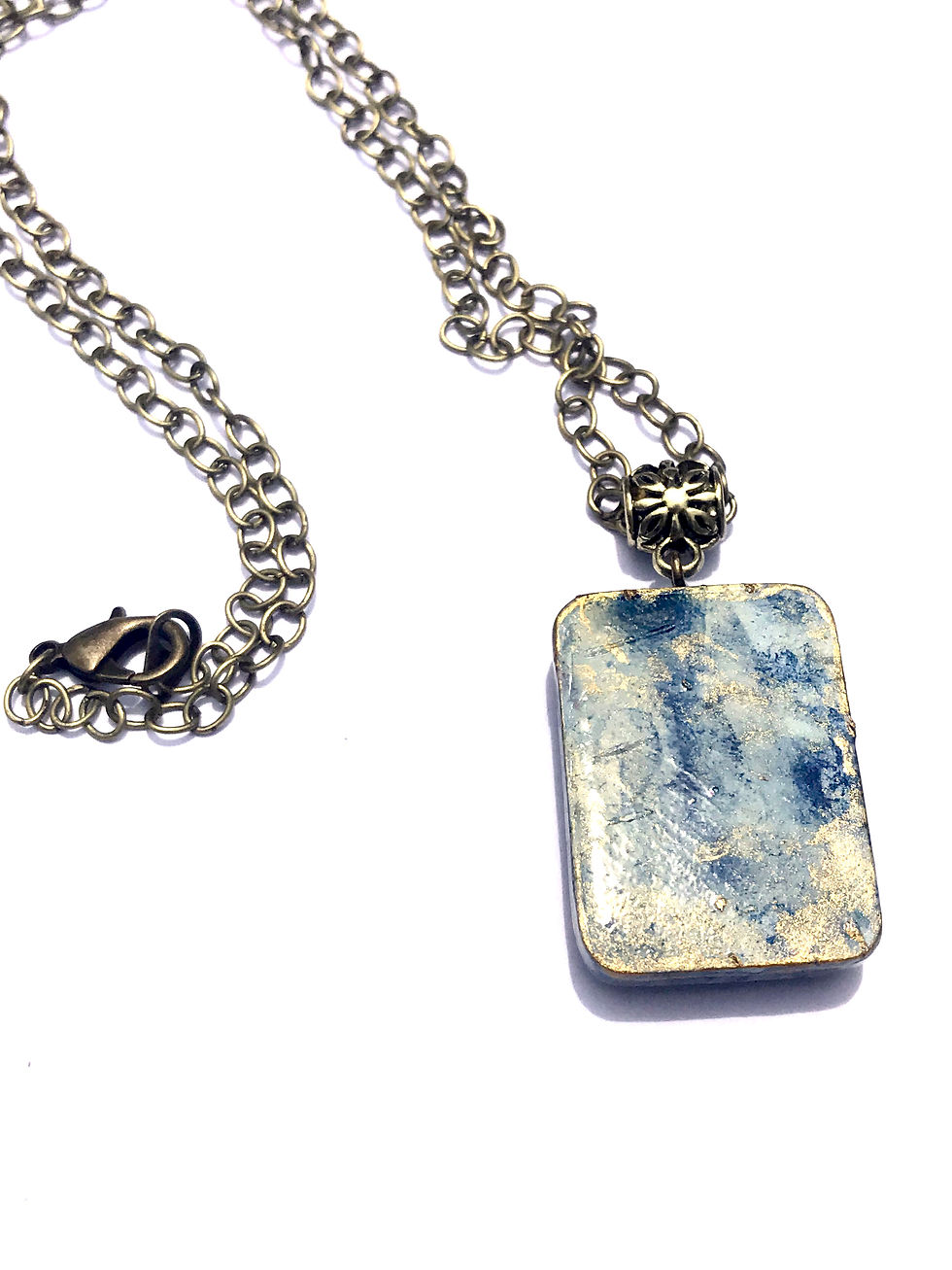 Thumbnail: Cowboy boots style wooden mens necklace