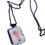 Thumbnail: Gothic Cross with Skull mens wooden necklace