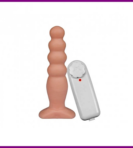Plug Anal Bolinha com Vibro 12x3cm | Bw Presentes Plug Anal Bolinha com Vibro 12x3cm | Bw Presentes