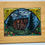 Thumbnail: Bear w/ Sun & Flowers Multi-Layer Original Hand Painted Glass Enamel