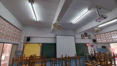 ติดตั้งโปรเจ็คเตอร์ โรงเรียนประถม จ.นครราชสีมา