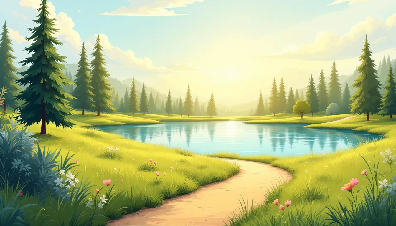 A serene landscape representing the concept of embracing a sober life.