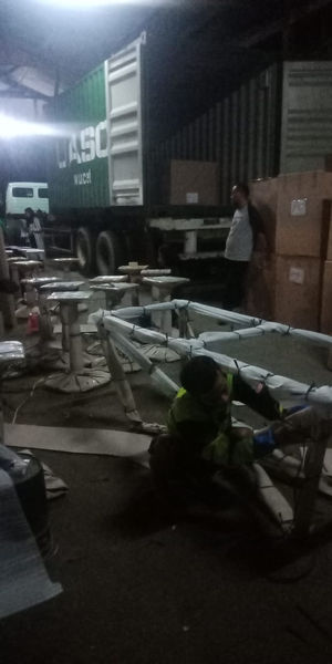 You can deposit items at our place before loading container