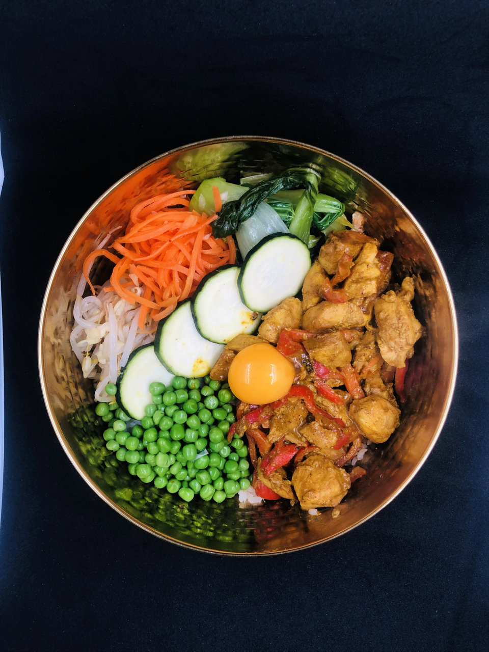 Arranged Food and Objects