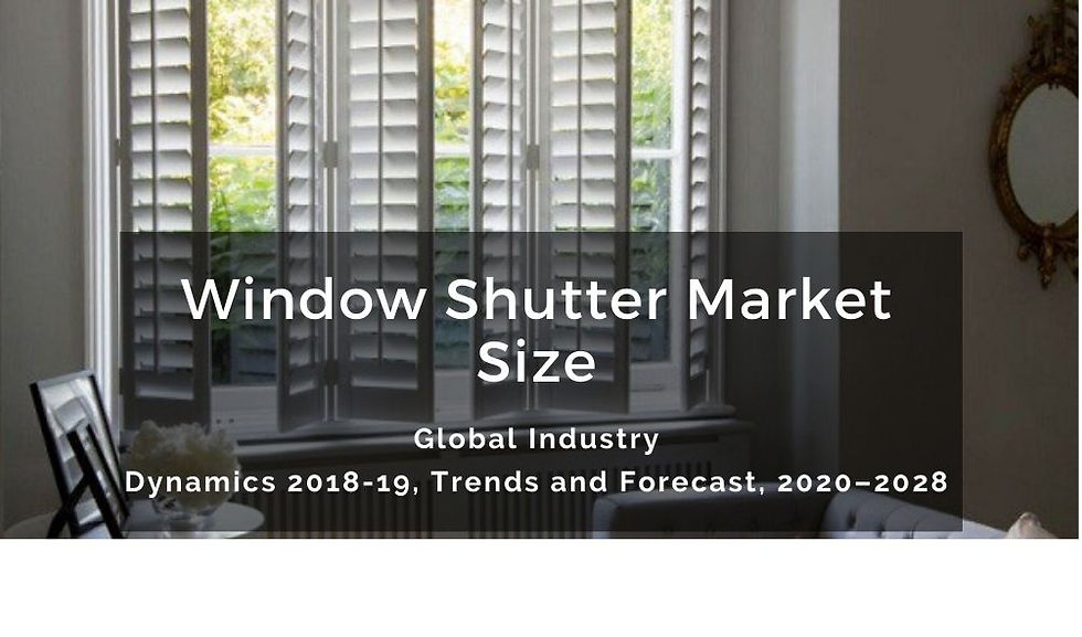 Window Shutter industry analysis