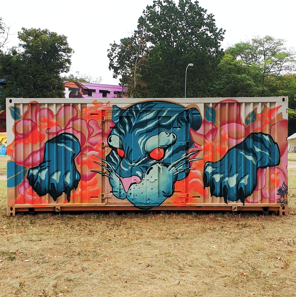LabelValetteFestival - Urban Art Paris - Bourges France 31/08/2019