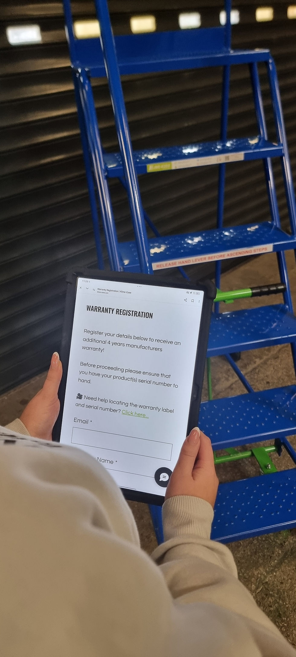 Warranty registration