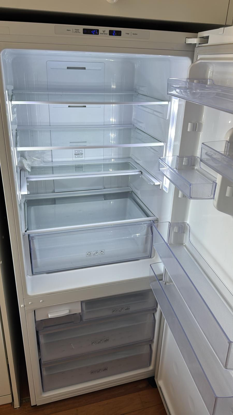 Thumbnail: Samsung White Bottom Freezer Fridge