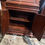 Thumbnail: Vintage Wood Secretary Desk with Cabinet