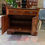 Thumbnail: Antique Wooden Cabinet with Extendable Top and Hidden Wheel