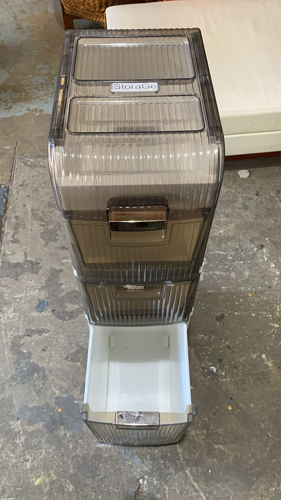 Thumbnail: Plastic Storage Drawer Unit