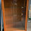 Thumbnail: Wooden Bookshelf with Glass Doors