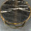 Thumbnail: Black Marble Top Coffee Table with Brass Frame – Elegant & Durable