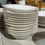 Thumbnail: Beautiful full dinnerware set with gold rim