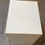 Thumbnail: Small White Chest of Drawers with Brass Handles