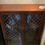 Thumbnail: Dark Wood Cabinet with Diamond Glass Doors