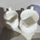 Thumbnail: Beautiful full dinnerware set with gold rim